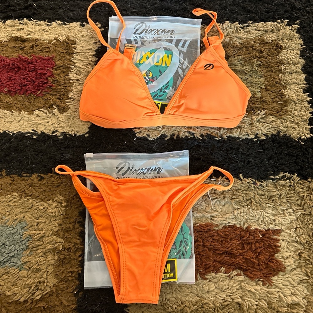 Dixxon Women's Orange Bikini Set